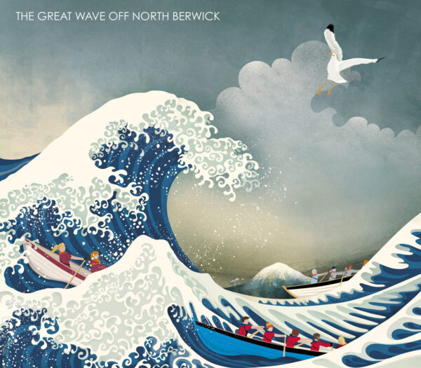 helen wyllie 2024 calendar great wave off north berwick