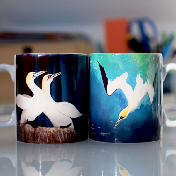 gannet mug by helen wyllie