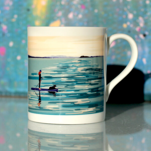 paddling, longniddry china mug