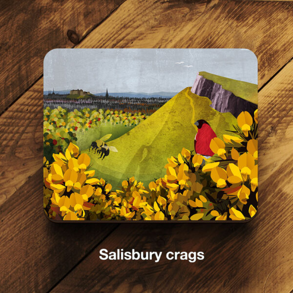 Salisbury Crags placemat by helen wyllie