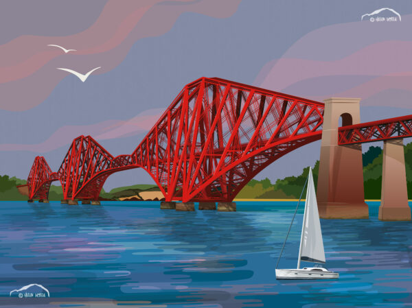 forth rail bridge by helen wyllie