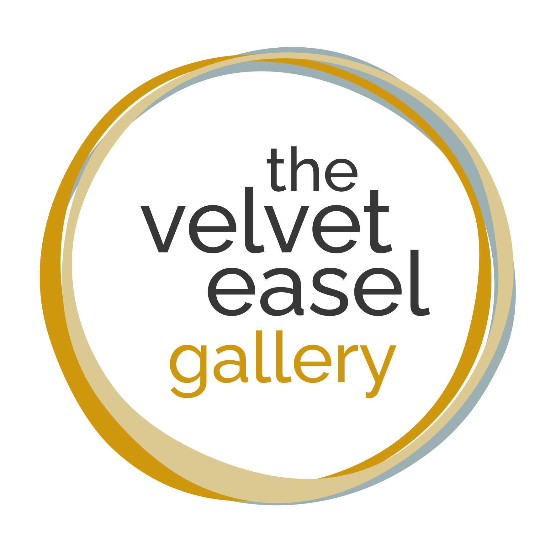 Velvet Easel gallery logo by helen wyllie