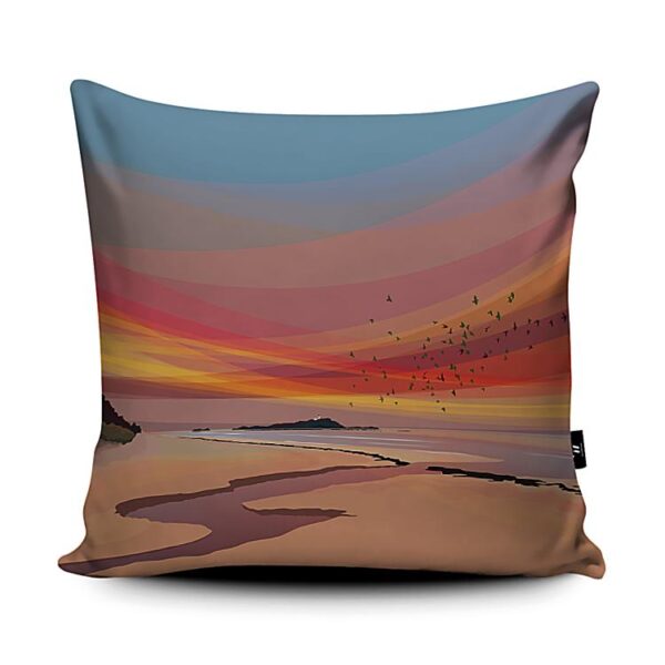 fidra sunset cushion by helen wyllie